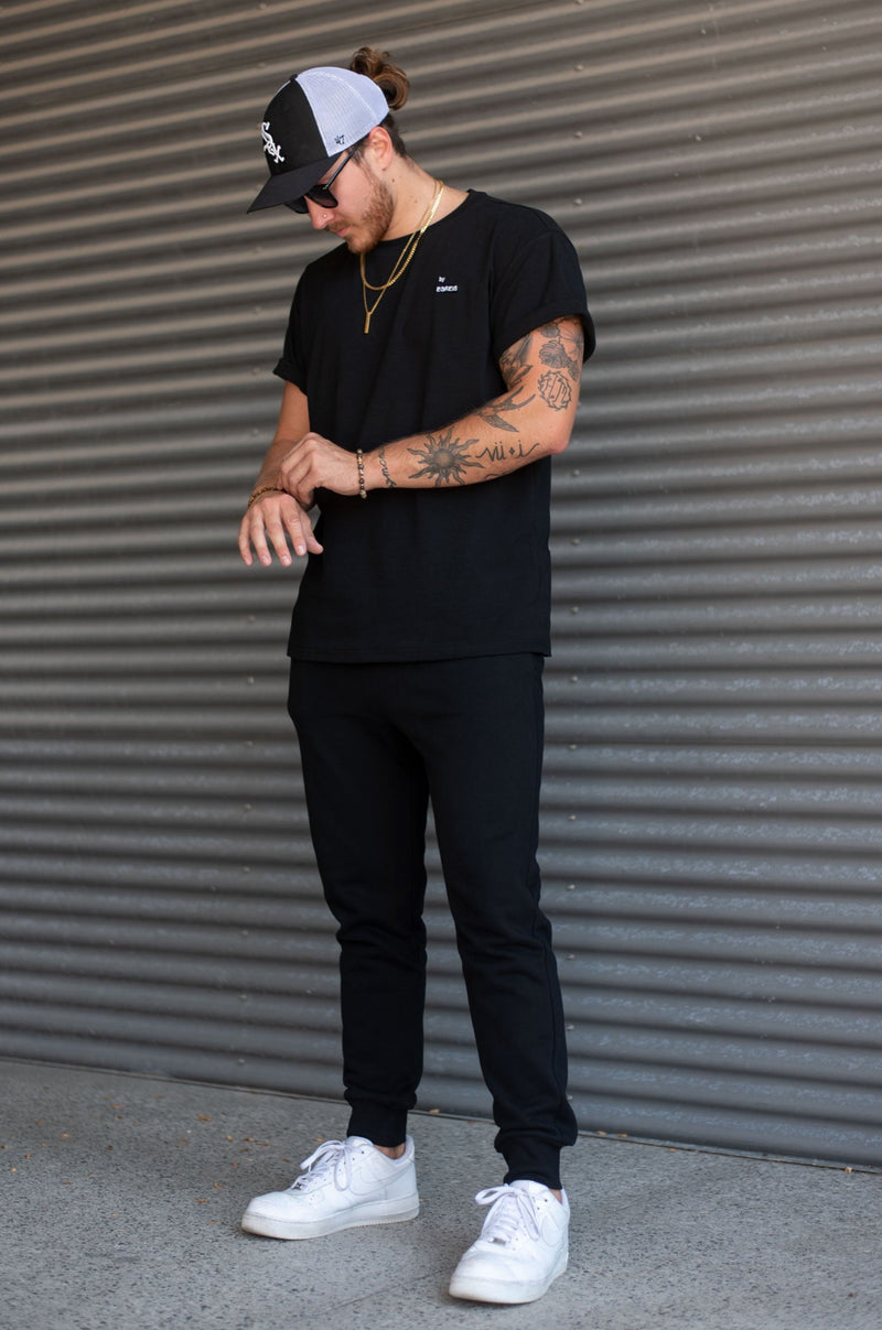 MEN'S DAD TEE [BLACK]