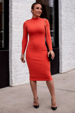 ANZHELA DRESS [CORAL]