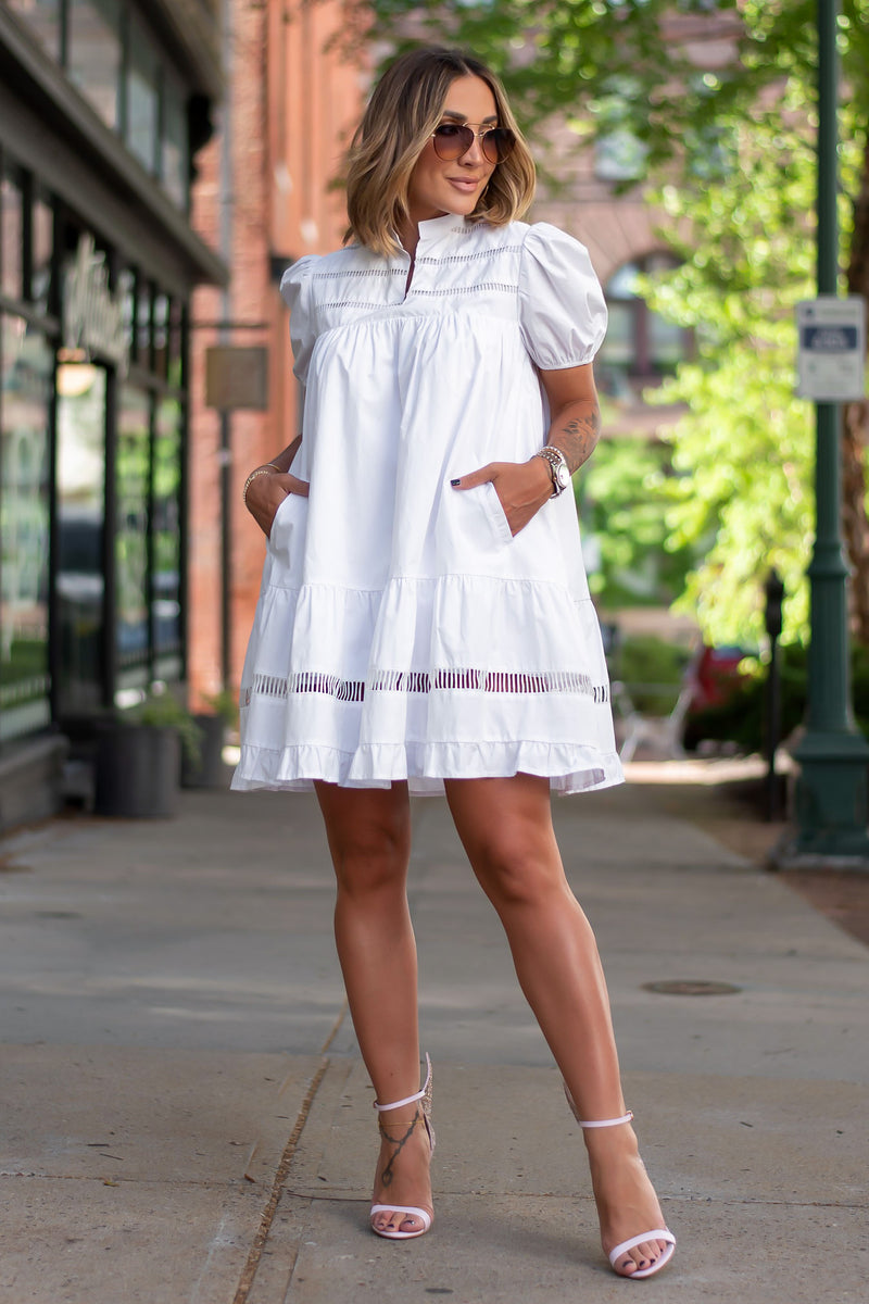 LETICIA DRESS [WHITE]