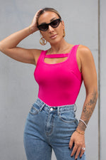 SHEMIKA BODYSUIT [HOT PINK]