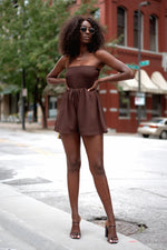BERNICE ROMPER [BROWN]