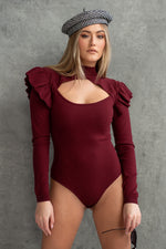 RAYDEN BODYSUIT [BURGUNDY]