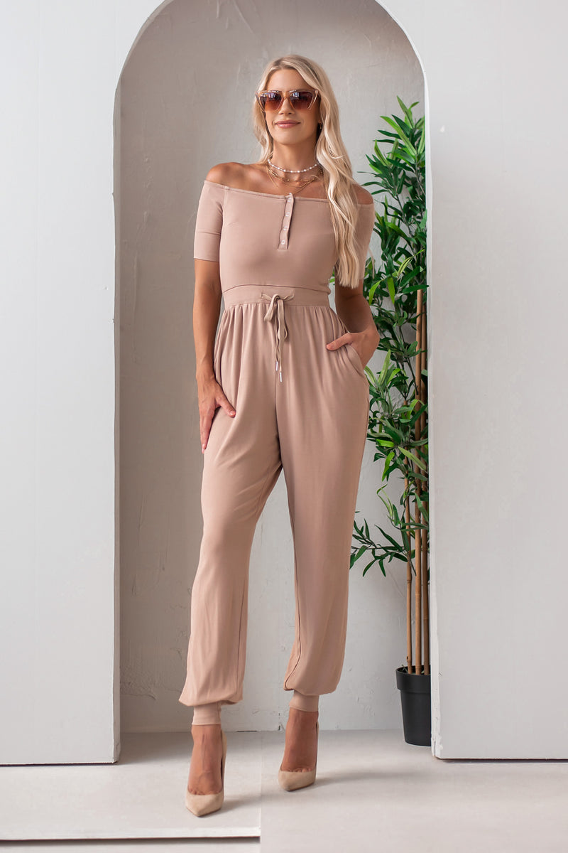JULIANA JUMPSUIT [MOCHA]