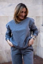 KAI CREWNECK [DARK HEATHER GRAY]