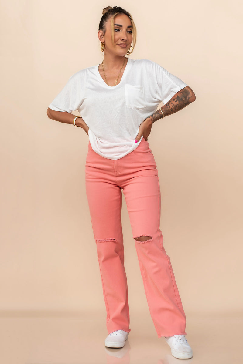 DREW JEANS [PINK]