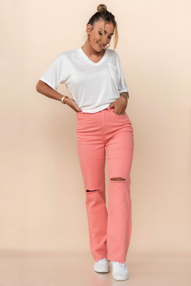 DREW JEANS [PINK]