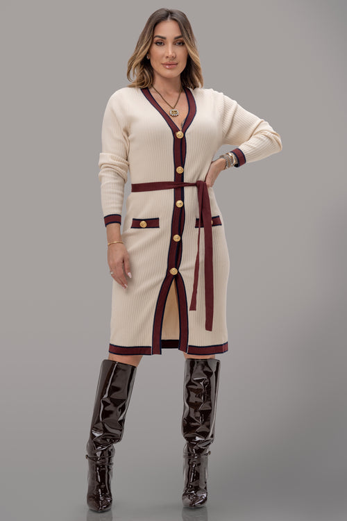 LORETTA CARDIGAN DRESS