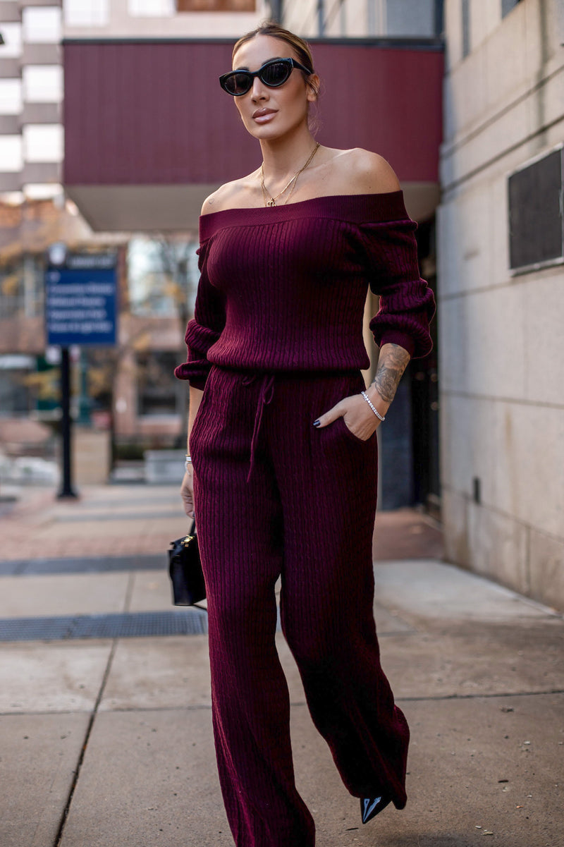 JANIE JUMPSUIT [WINE]