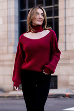 MARINE SWEATER [CRANBERRY]