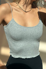 JANNY TANK TOP [HEATHER GRAY]