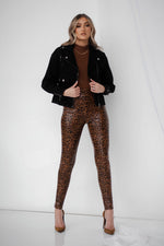 ROCHELLE DENIM JACKET [BLACK]