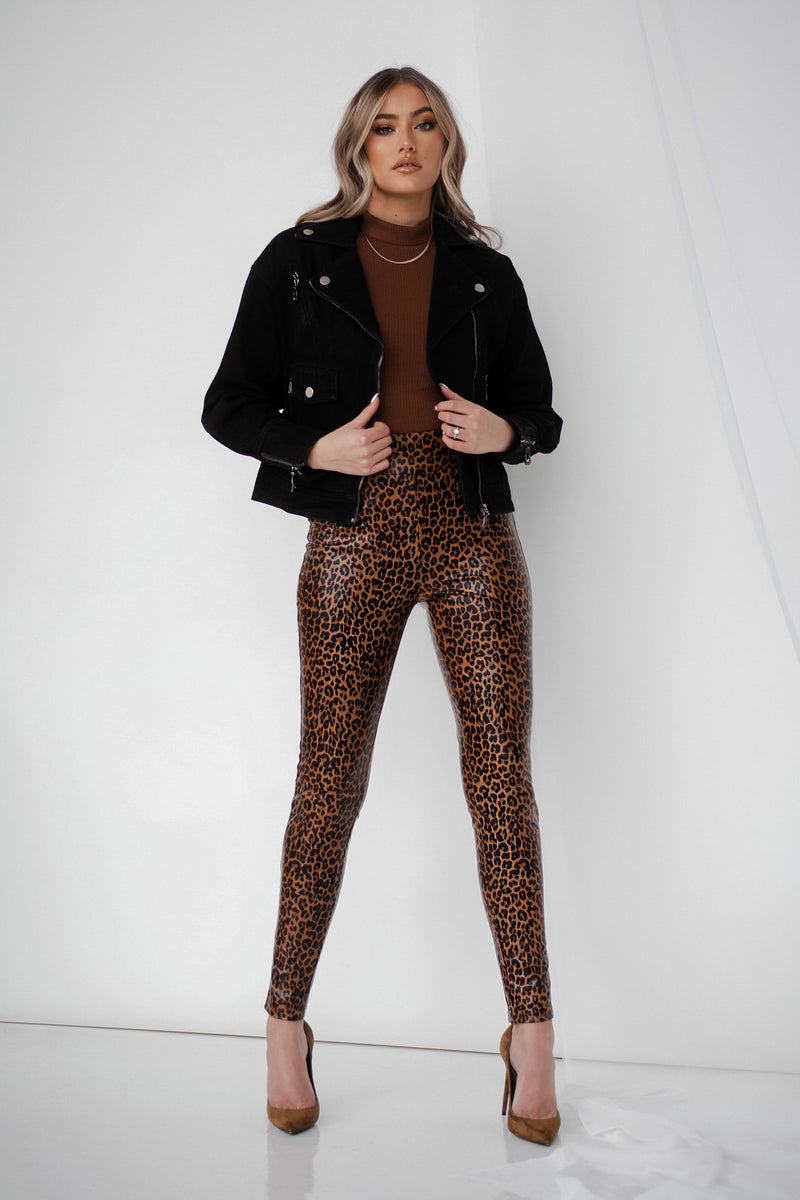 ROCHELLE DENIM JACKET [BLACK]
