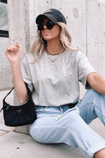 BYE DAD TEE [HEATHER GRAY]