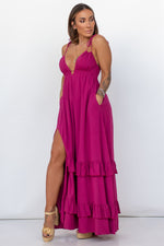ERVINA DRESS [BERRY]