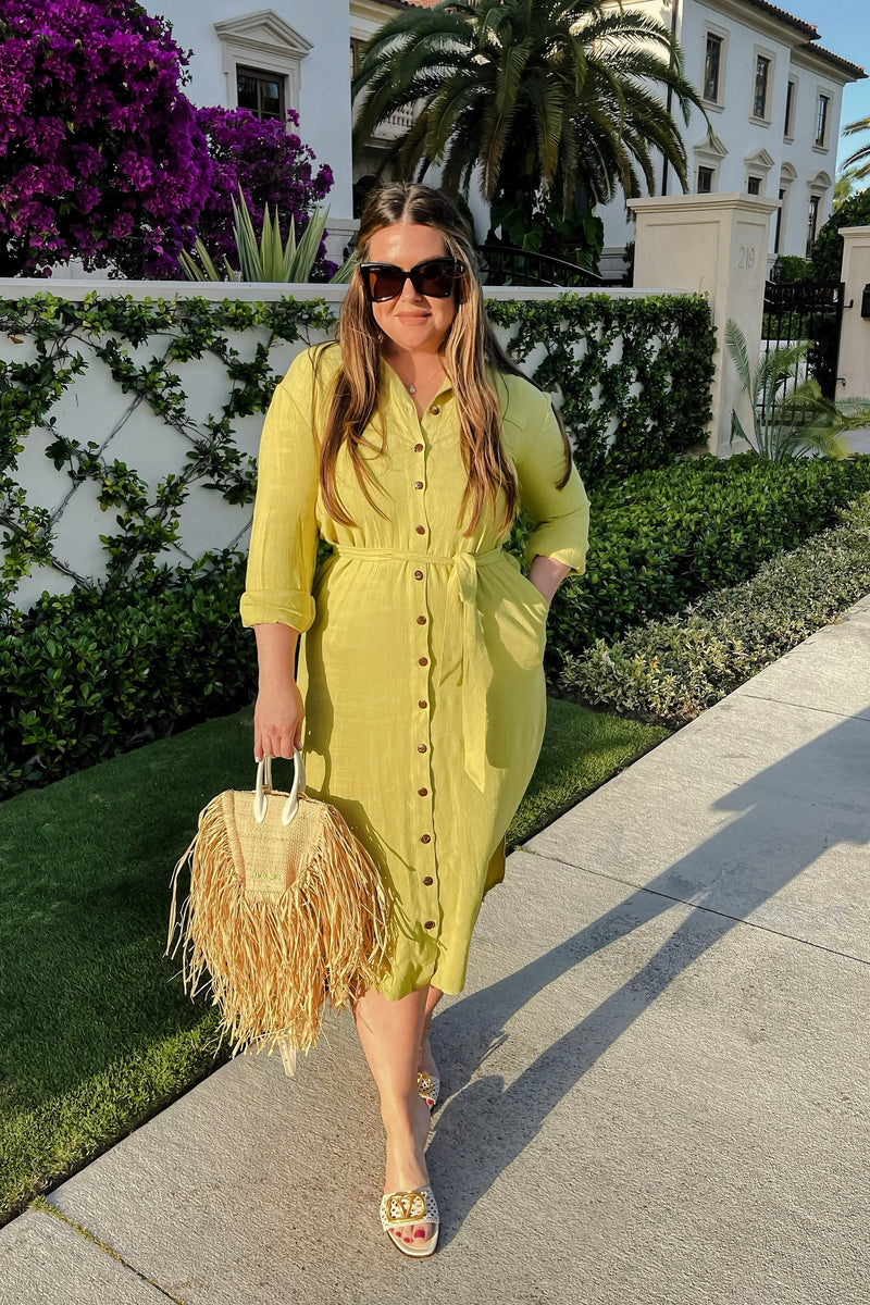 MAYBEL DRESS [LIME]