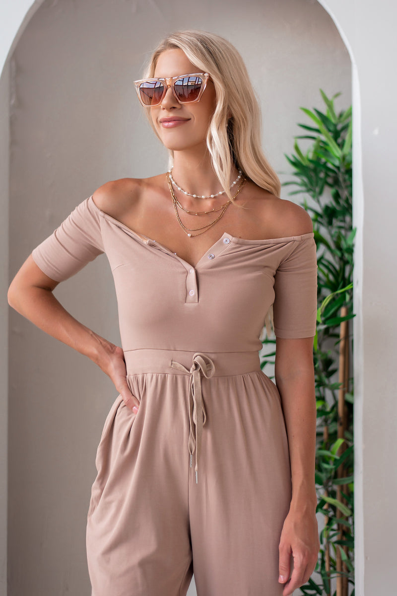 JULIANA JUMPSUIT [MOCHA]