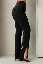 RIVER JEANS [BLACK NON DISTRESSED]