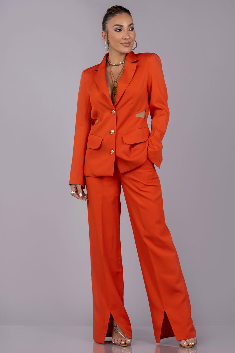 AYAH PANTS [ORANGE RED]