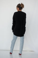 KRISTA CARDIGAN [BLACK]