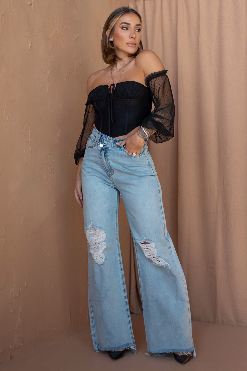 DOLLY TOP [BLACK]