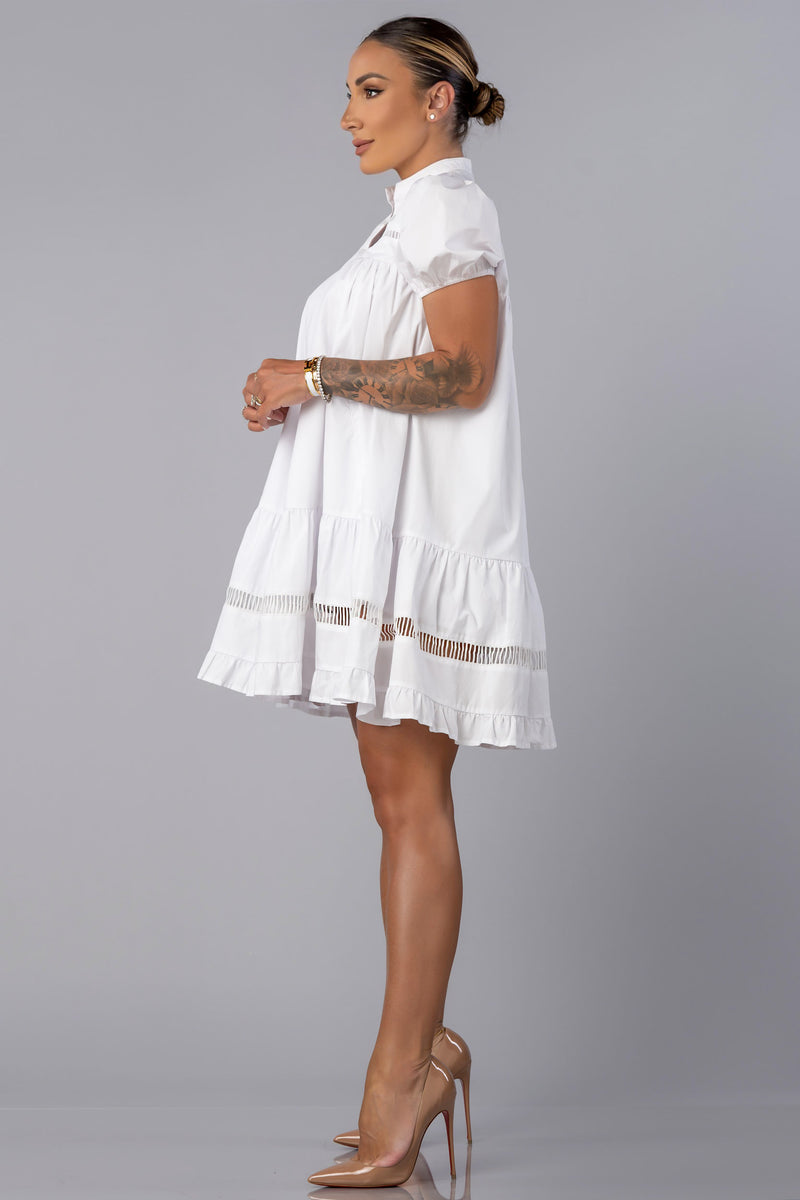 LETICIA DRESS [WHITE]