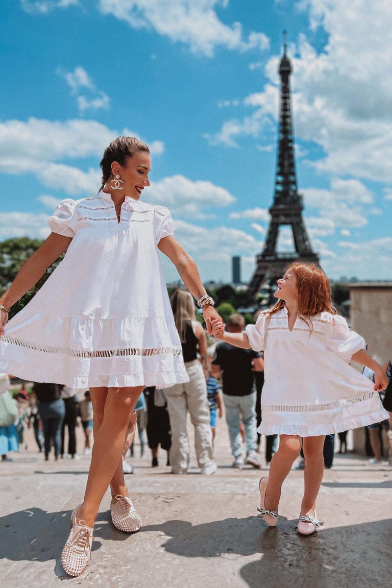 IVY LETICIA DRESS [WHITE]