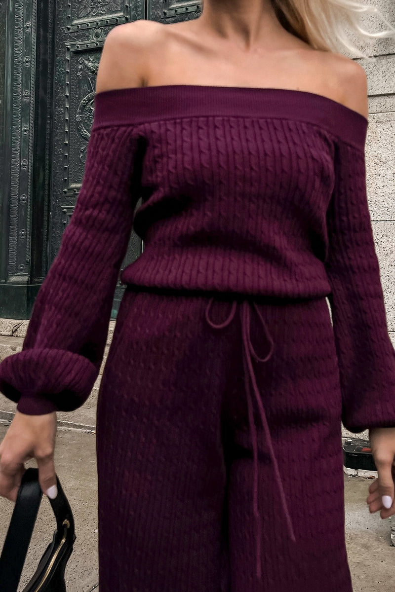 JANIE JUMPSUIT [WINE]