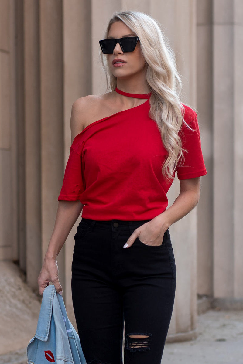 COLBY TEE [RED]