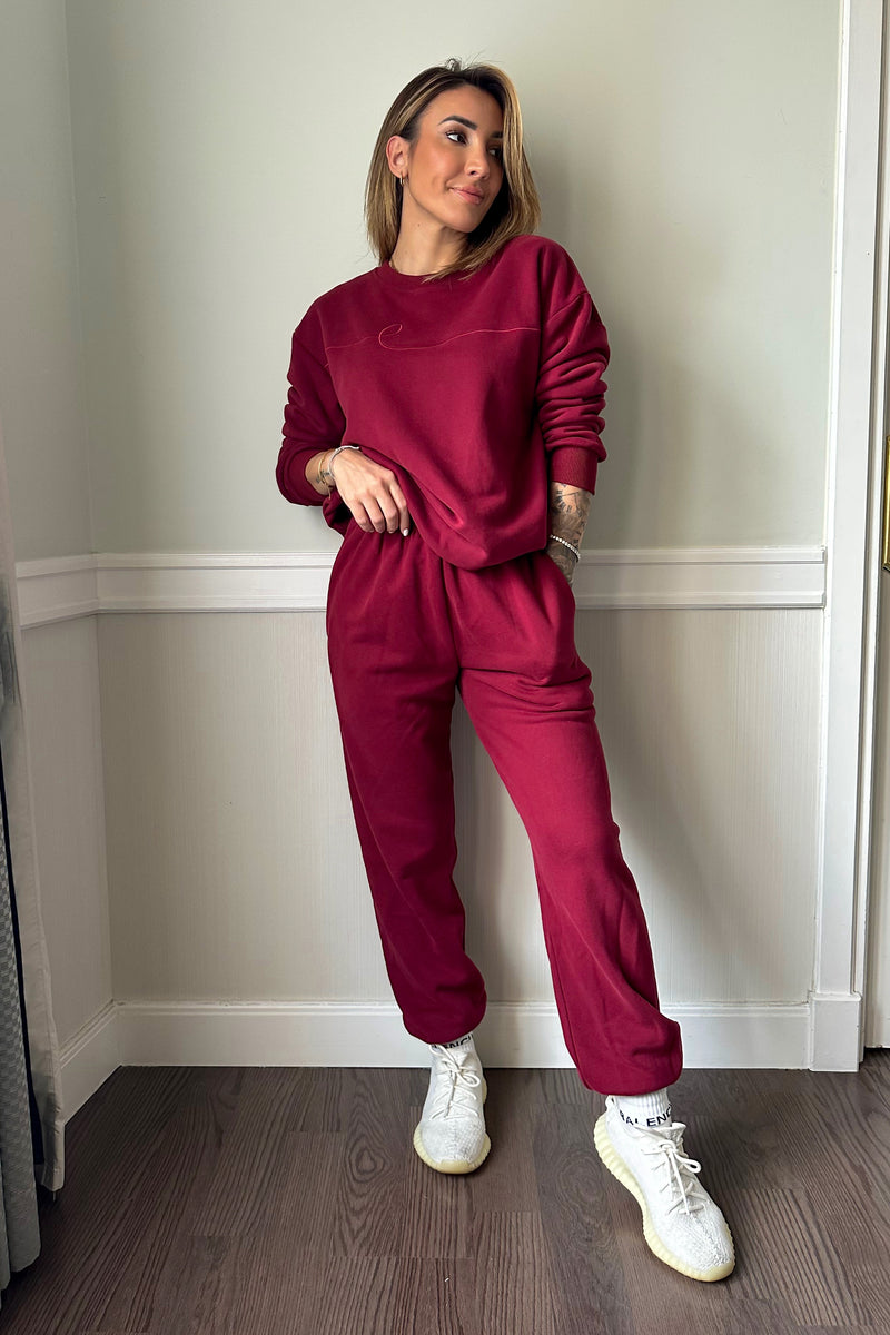 KAI CREWNECK [BURGUNDY]