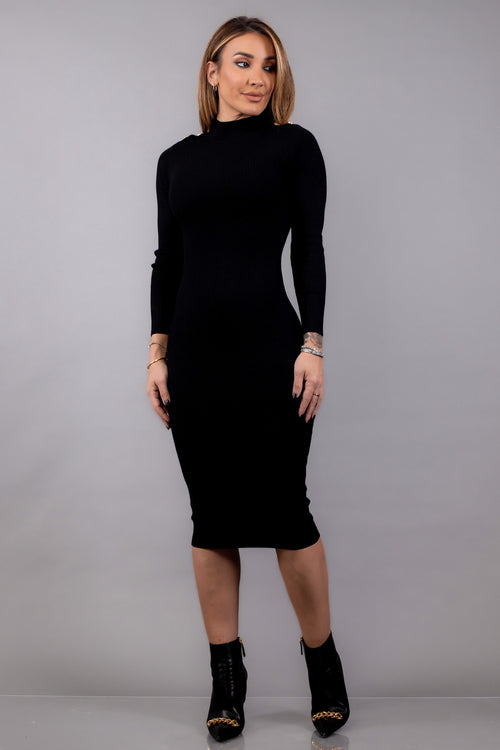 ANZHELA DRESS [BLACK]
