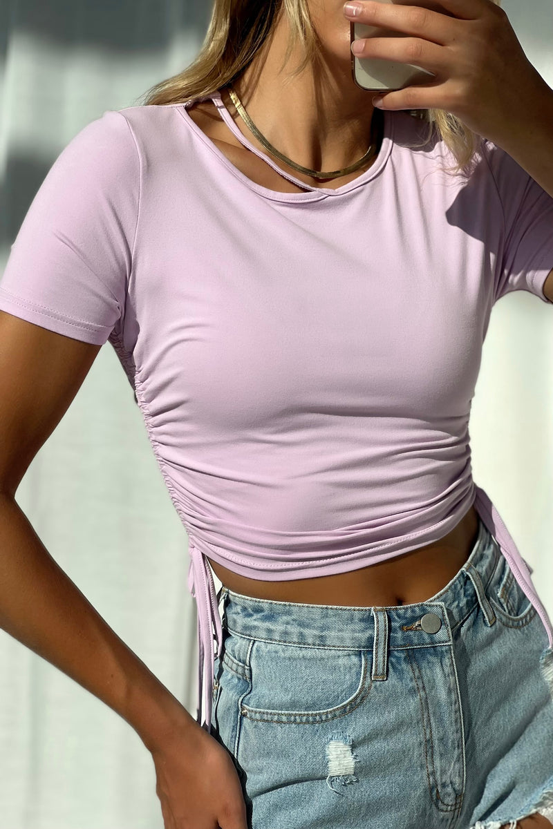 EBONY TOP [LILAC]