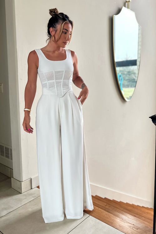 CHASEY PANTS [WHITE]