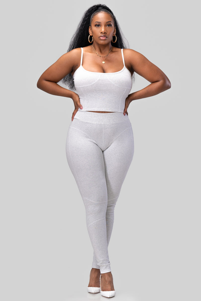 STEFFI SET [HEATHER GRAY]