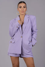 HATTIE BLAZER [PURPLE]