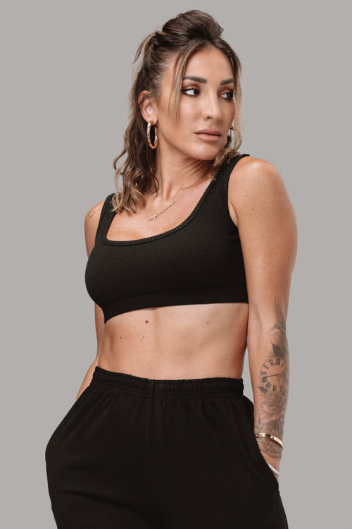 NORMA SPORTS BRA [BLACK]