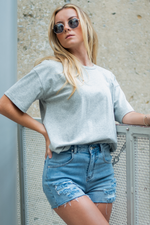 BYE DAD TEE [HEATHER GRAY]